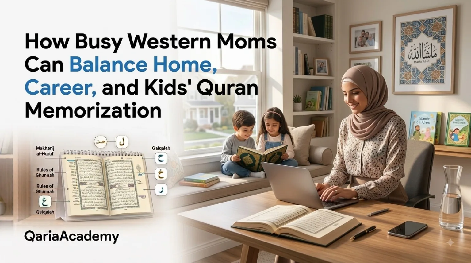 How Busy Western Moms Can Balance Home, Career, and Kids' Quran Memorization