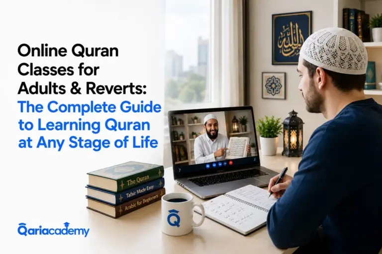 Online Quran Classes for Adults & Reverts: The Complete Guide to Learning Quran at Any Stage of Life