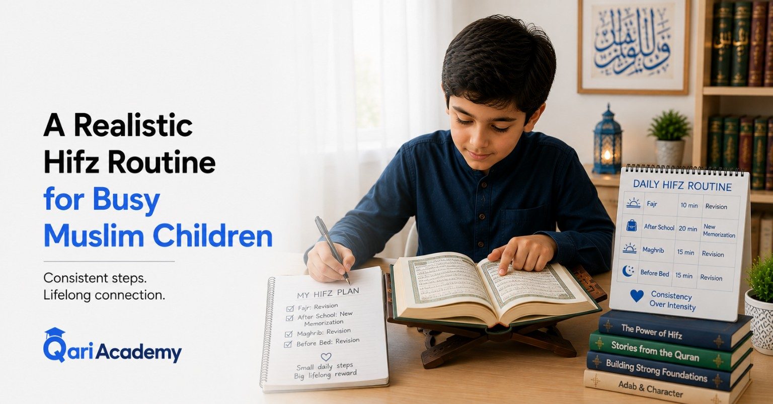A Realistic Hifz Routine for Busy Muslim Children