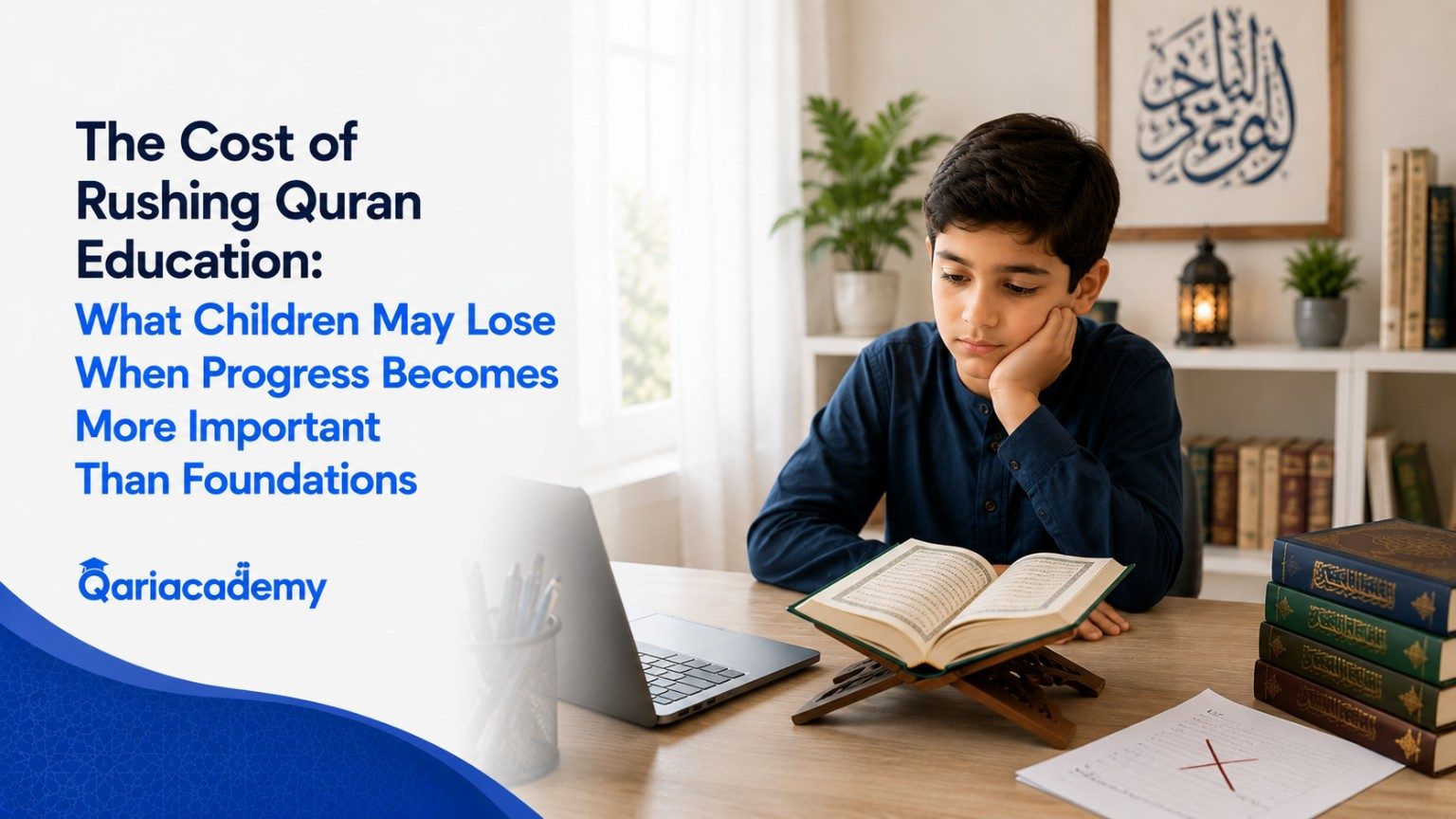 From Dependence to Independence: How Children Should Gradually Learn to Read the Quran Without Constant Correction