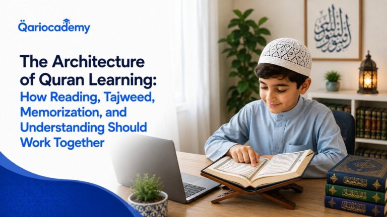The Architecture of Quran Learning: How Reading, Tajweed, Memorization, and Understanding Should Work Together
