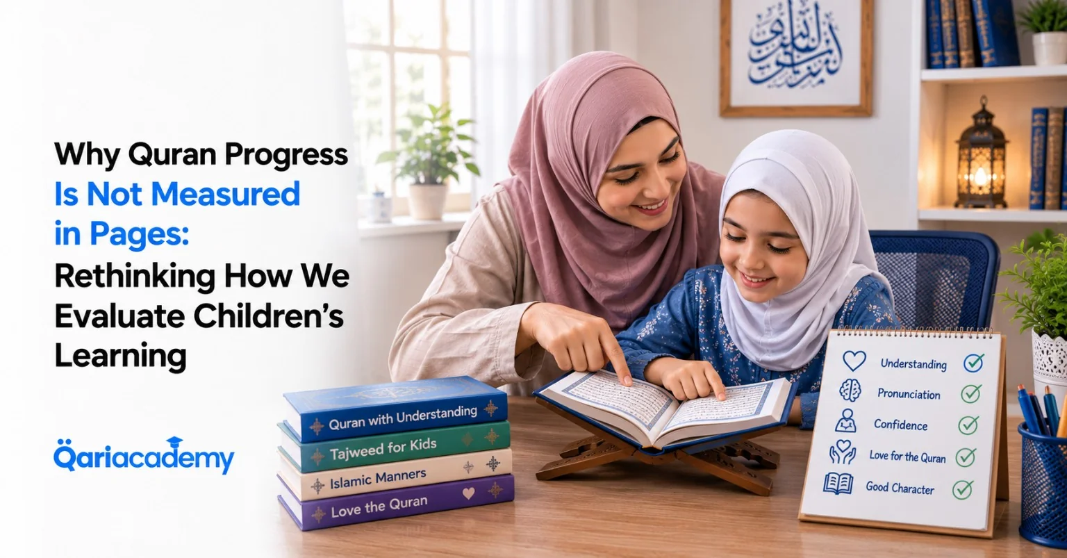 Why Quran Progress Is Not Measured in Pages: Rethinking How We Evaluate Children’s Learning